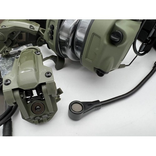 6TH GEN TACTICAL HEADSET тактическая гарнитура, звукосниматель и шумоподавление, активные в Щелково