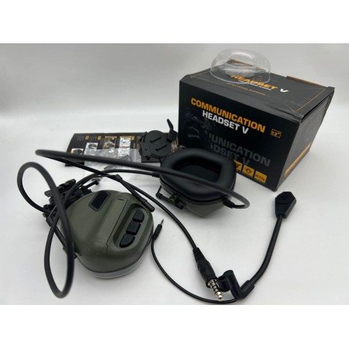 "COMMUNICATION HEADSET V" Активные тактические наушники для стрельбы в Щелково