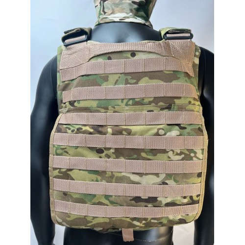 Бронежилет ЗАЩИТНИК в Щелково с кевларовым баллистическим пакетом C2, капами и бронеплитами Бр5