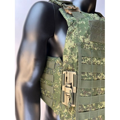 Бронежилет ЗАЩИТНИК в Щелково с кевларовым баллистическим пакетом C2, капами и бронеплитами Бр5