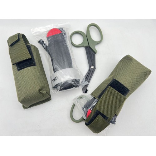 Чехол в комплекте с турникетом 95 см и ножницами для крепления на систему молле в Щелково