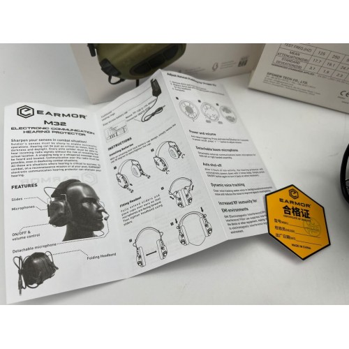 EARMOR M32 активные тактические наушники в Щелково