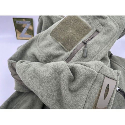 Флисовая военная зимняя кофта толстая в Щелково