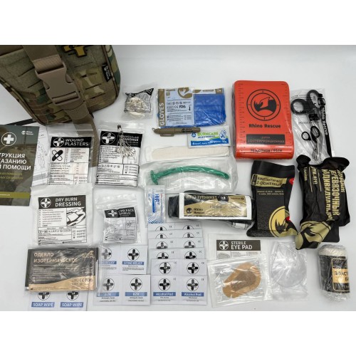 Военная тактическая аптечка RHINO RESCUE 25в1 в Щелково