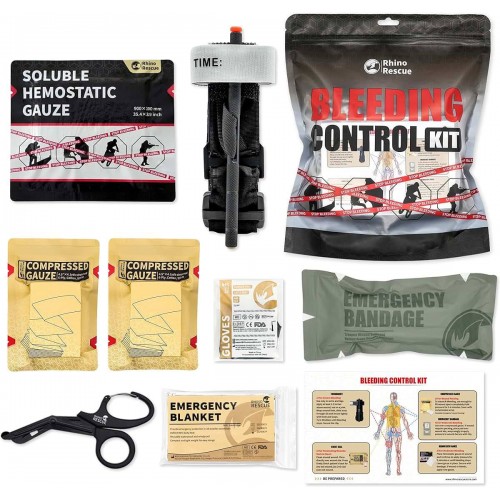 Комплект для остановки кровотечений «Bleeding Control Kit» Rhino Rescue в Щелково