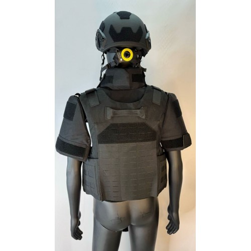 Бронежилет разгрузочный UNIVERSAL ARMOR в Щелково (СВМПЭ + бронеплиты Бр5 класса) черный