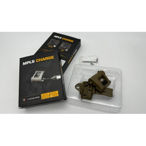Нашлемный тактический фонарь MPLS Charge аккумуляторный в Щелково