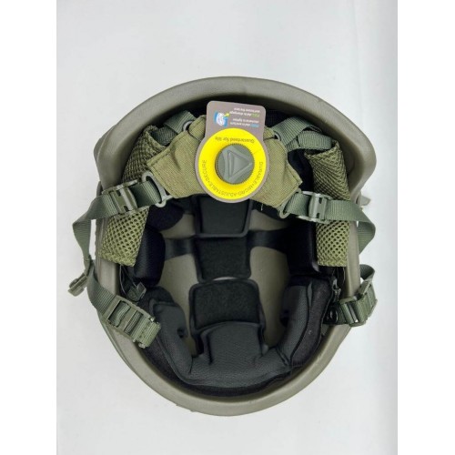 Кевларовый тактический баллистический шлем FAST Ops-Core NIJ IIIA / Бр2 класс защиты / без ушей с системой регулировки Венди в Щелково