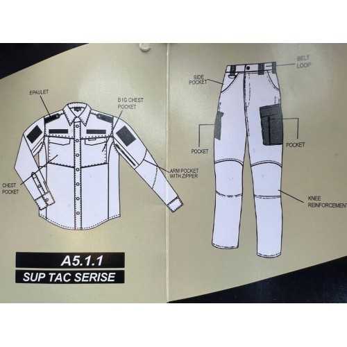 Костюм тактический А5.1.1 «Офицер» (брюки + рубашка) в Щелково