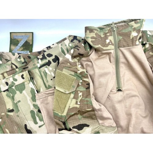 Костюм тактический с наколенниками и налокотниками камуфляжный MTP «Shark  Skin» в Щелково