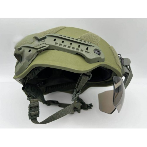 Откидные флип очки с кронштейном на шрауд для тактического шлема в Щелково