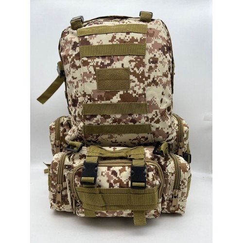 Рюкзак тактический 55 л песок/пиксель в Щелково