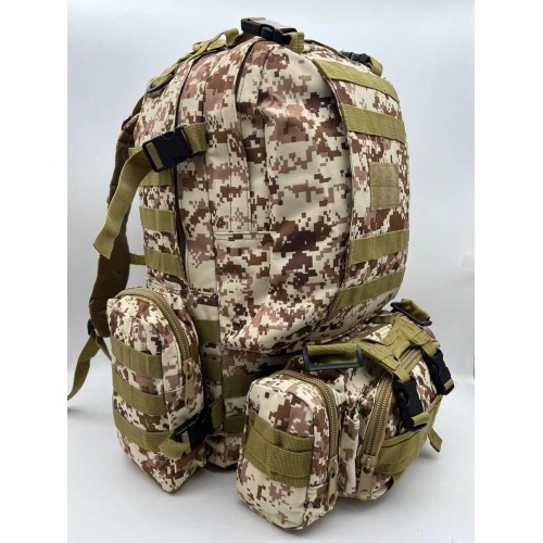 Рюкзак тактический 55 л песок/пиксель в Щелково