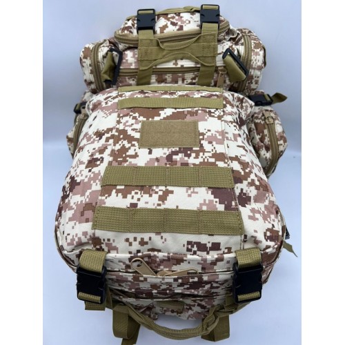 Рюкзак тактический 55 л песок/пиксель в Щелково