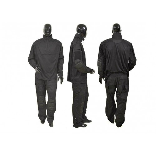Тактический боевой костюм, чёрный в Щелково