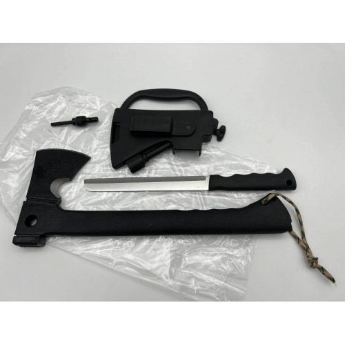 Тактический топор с ножом, огнивом и свистком в Щелково