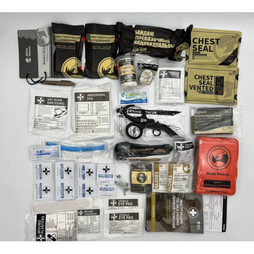 Военная тактическая аптечка “RHINO RESCUE” 30в1 в Щелково